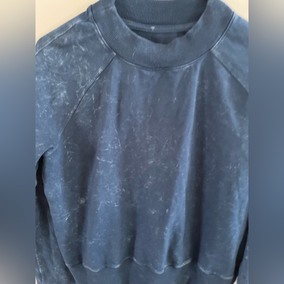 Lululemon Ready to Roll Crew *Dye Acid Rubber Dye True Navy - Picture 9 of 12